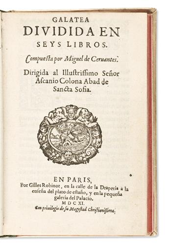 Cervantes, Miguel de (1547-1616) Galatea Divida en Seys Libros.